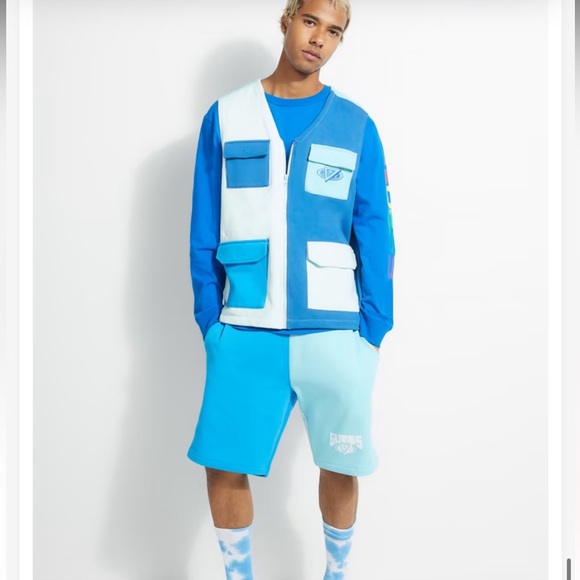 Guess Other - Guess x J Balvin 2020 Men's Blue and Light Blue vest
